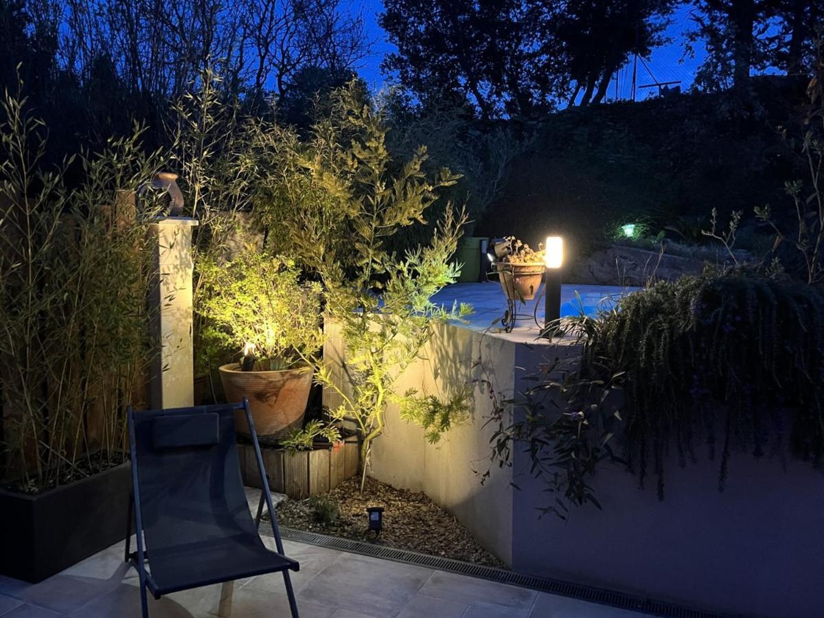 La Suite De Charme Du Mas De La Fontaine De Jonquier Avec Spa Privatif Séguret 외부 사진